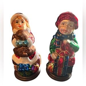 New Thomas Pacconi Classic's Table Holiday Christmas Decor 1974-2004 Girl Boy
